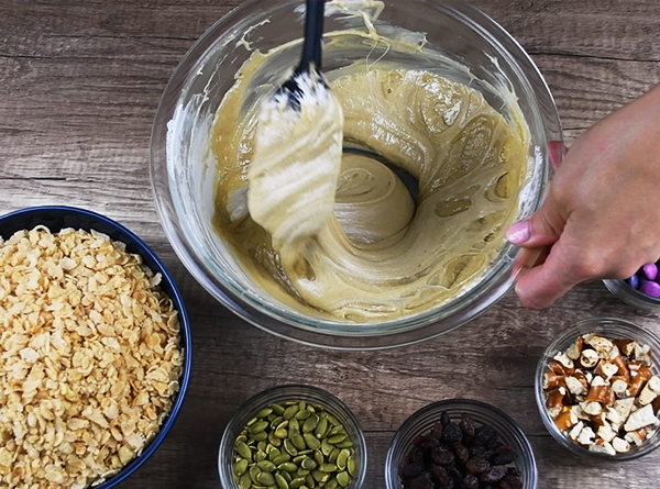 Trail Mix Rice Krispie Treat - Step 2